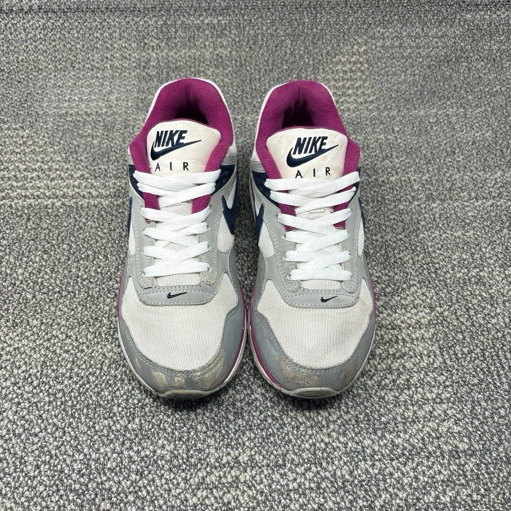 Nike Air Max Correlate White Gray Purple Running Shoes Womens Sz 7.5 511417-101